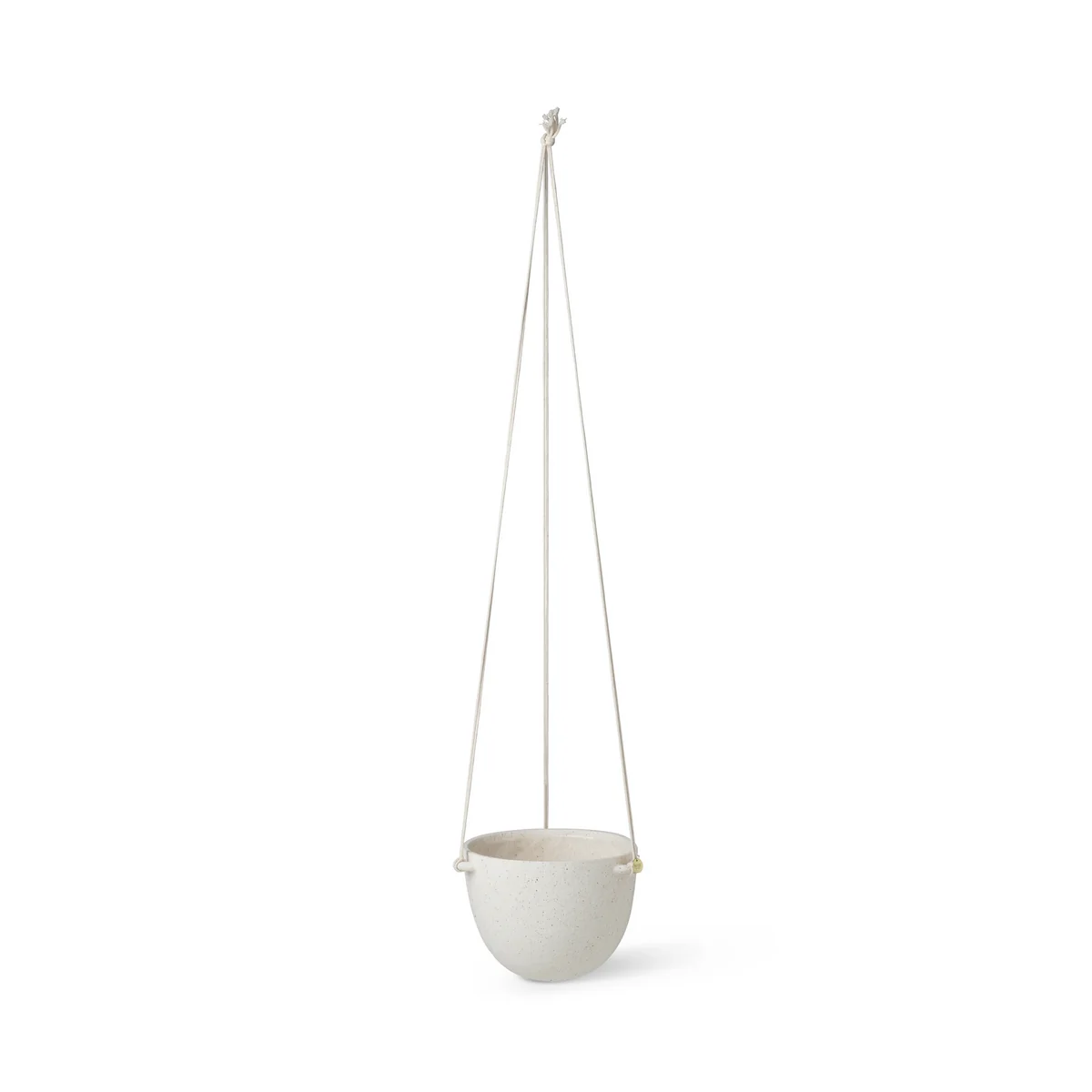 Ferm Living - Speckle Hänge-Blumentopf, Ø 20,5 x H 14,5 cm, off-white