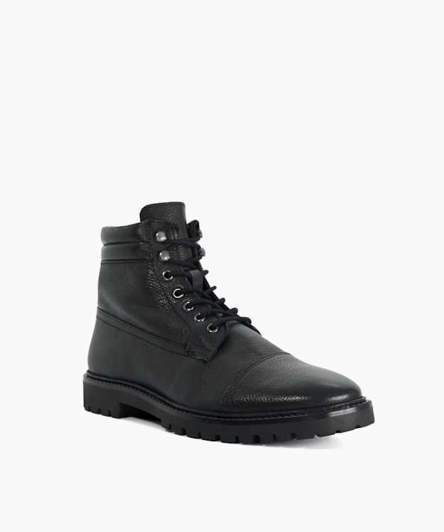 Sawyeer Black - Lace-Up Ankle Boots