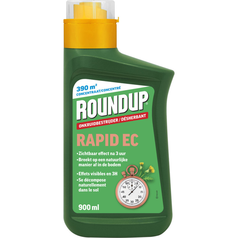 Désherbant et anti-mousse Rapid EC 0,9 L ROUNDUP
