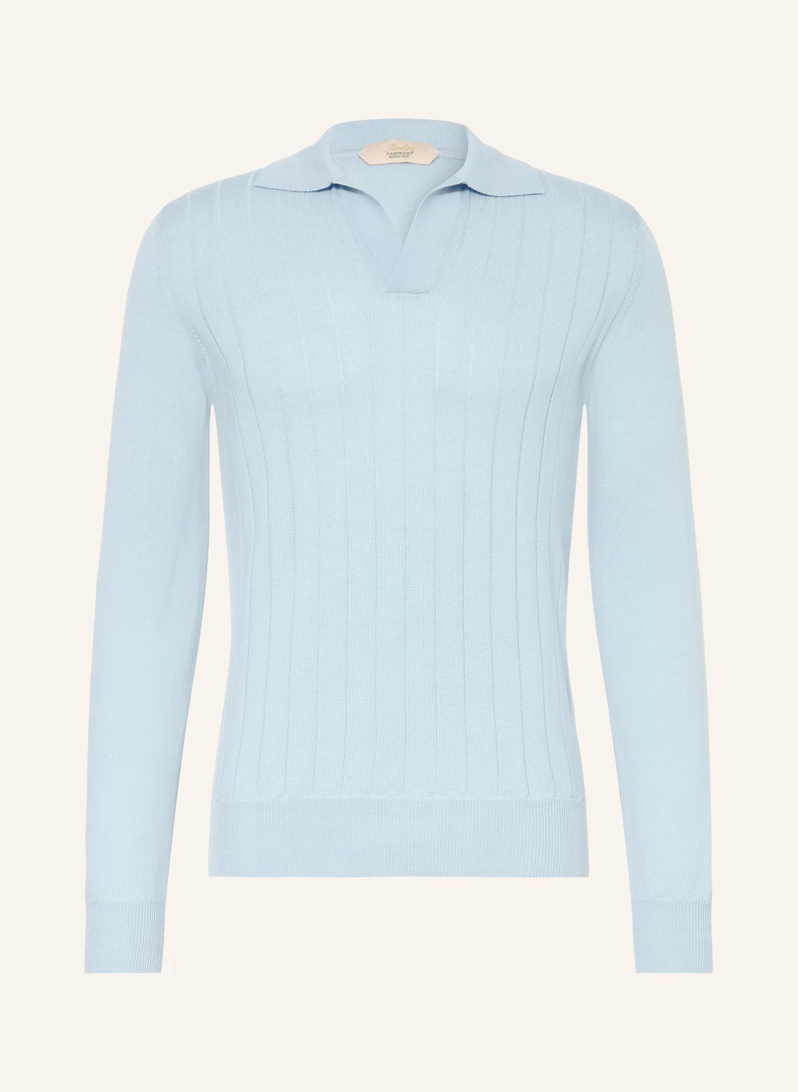 Aurélien Strick-Poloshirt aus Merinowolle