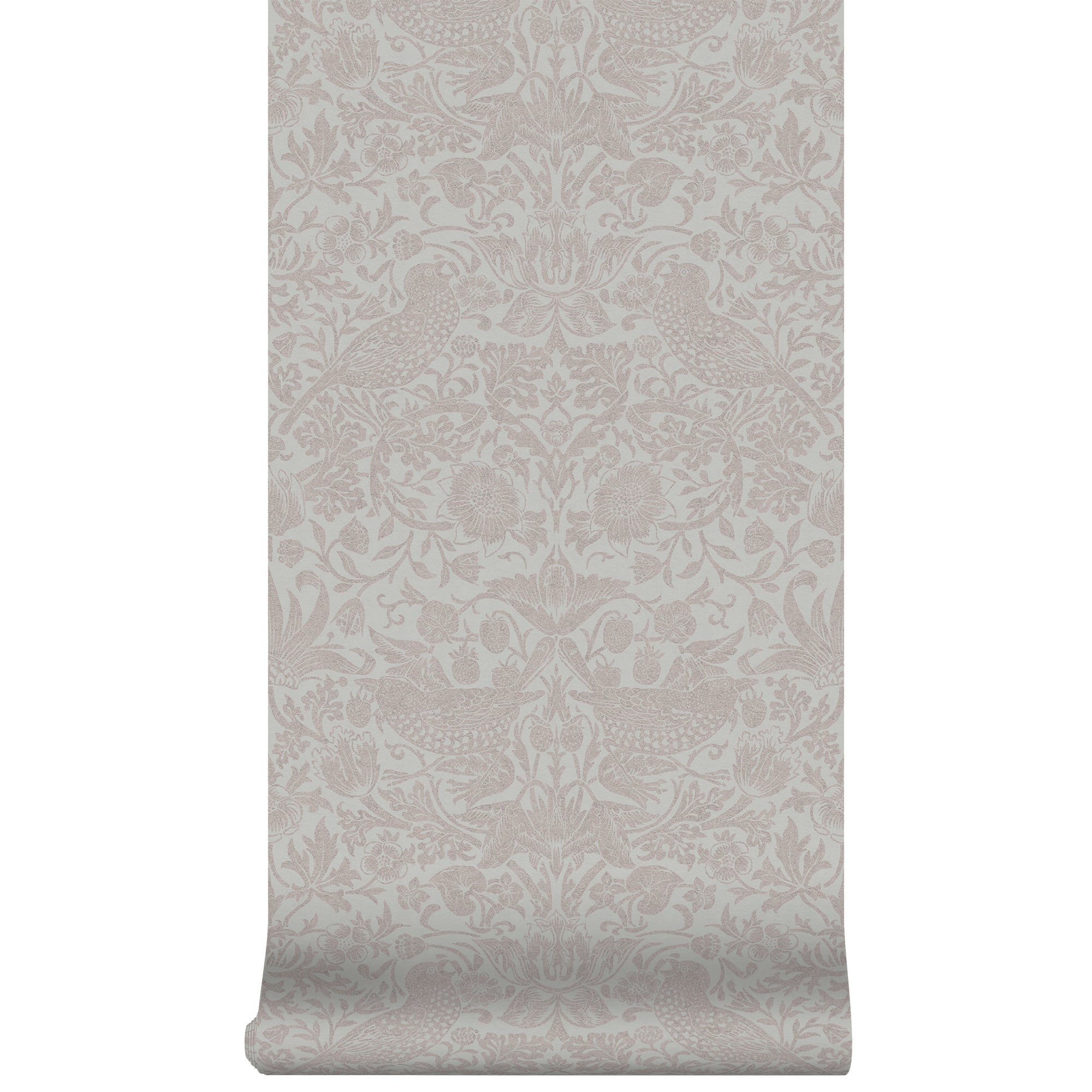 William Morris at Home Vliesbehang Strawberry Thief Fibrous - 10mx52cm