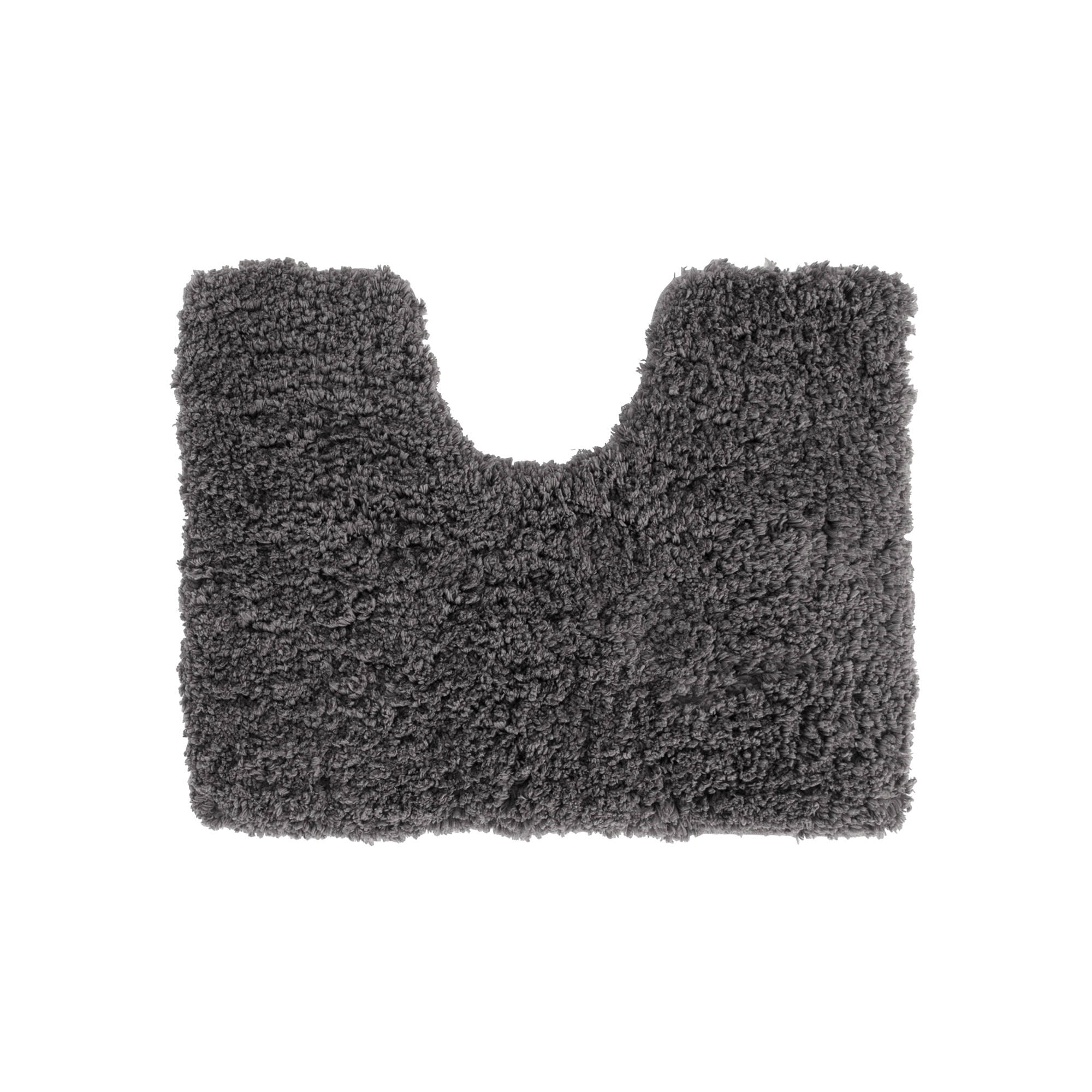 Tapis de bain uni moelleux microfibre