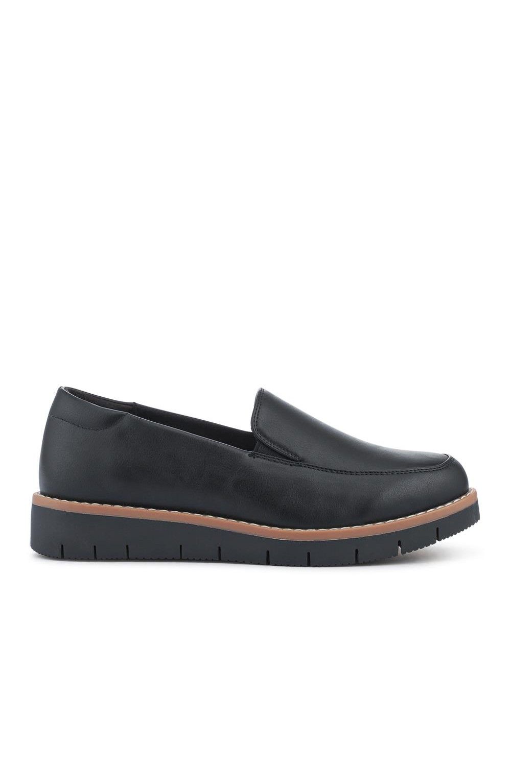 Pavers Wide Fit Elasticated Slip-On Shoes