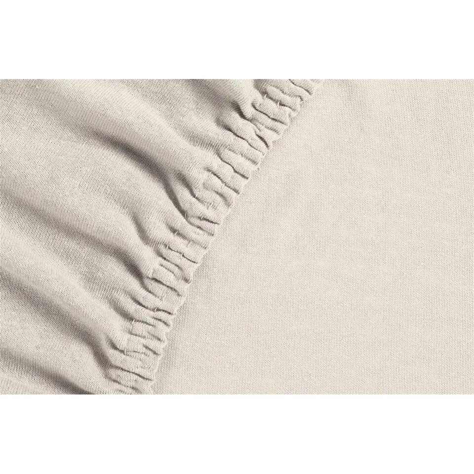 Ambiante Jersey - Hoeslaken - 200x200/210 - Zand