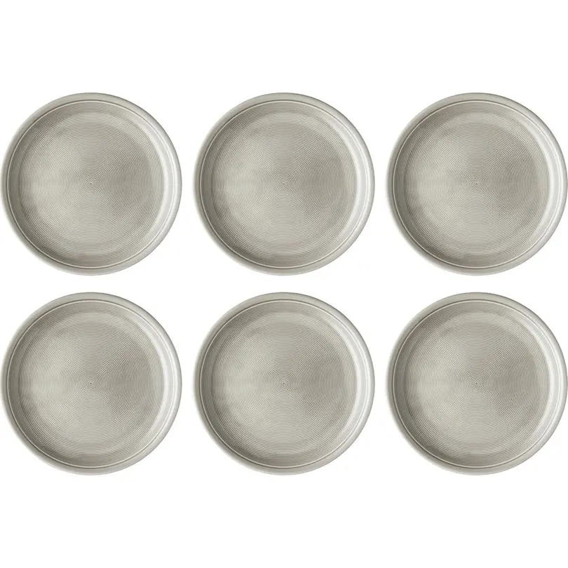 Flacher Teller 6er-Set Trend