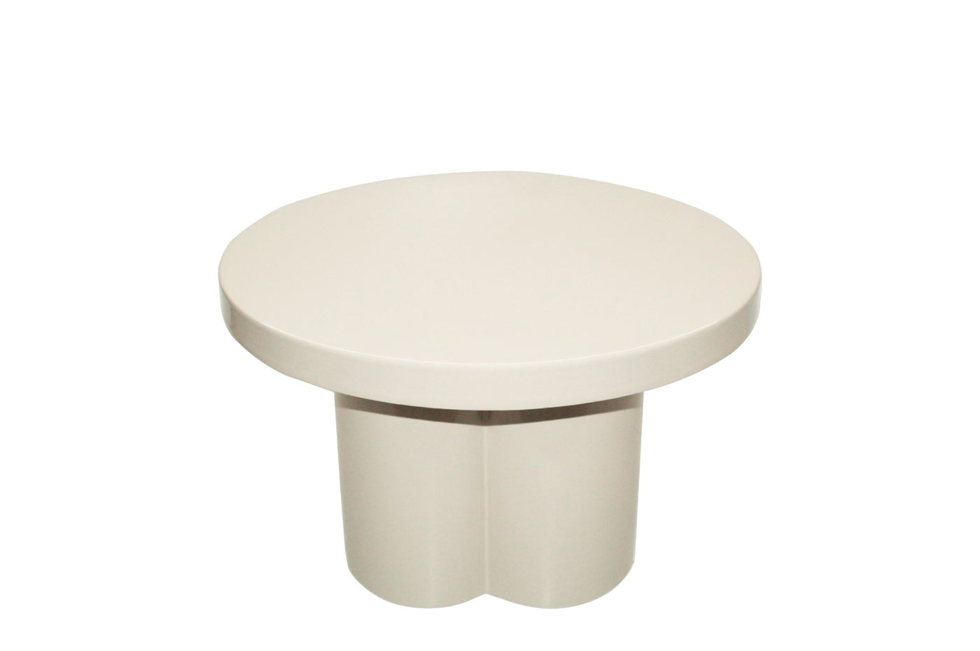 Livingfurn - Salontafel Off White Staal - 56,5x56,5x35,5cm - Brix Noa