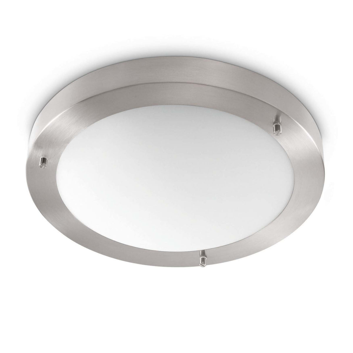 Artdelight plafondlamp Yuca - 1 lichts - 30 x 9  cm - mat-chroom