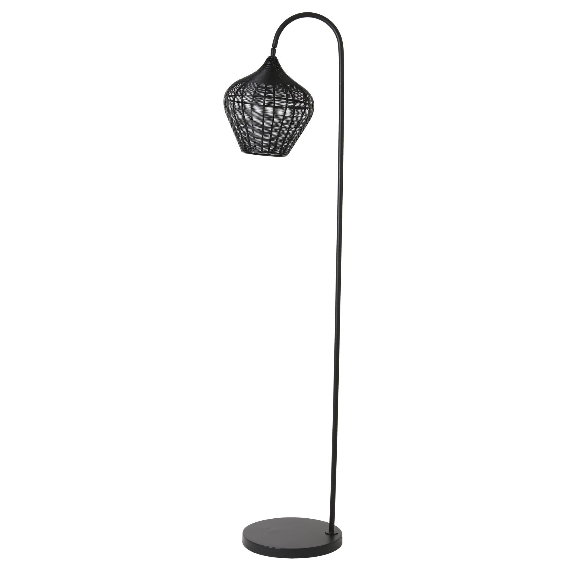 Light & Living Vloerlamp Alvaro - Zwart - 35x30x160 cm