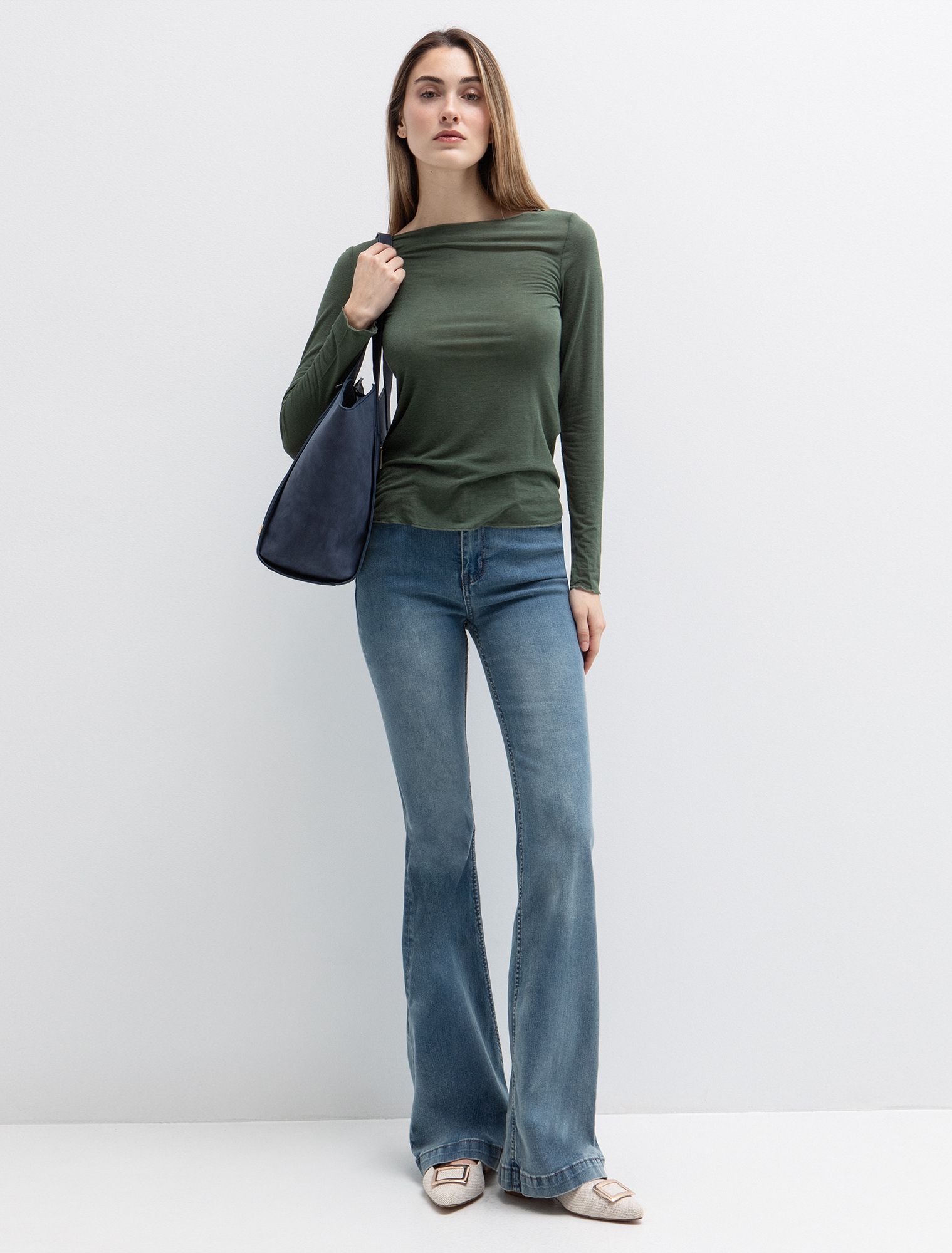 Basic μακρυμάνικη μπλούζα