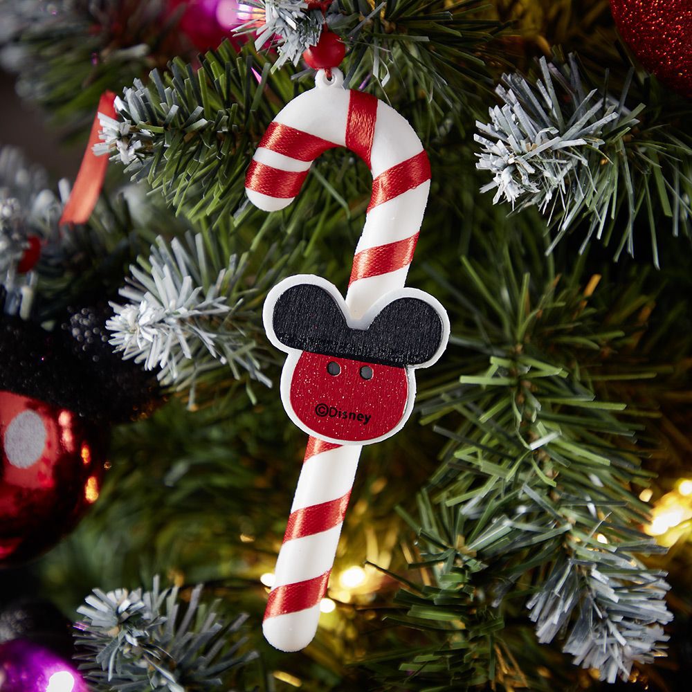 Canne à sucre Disney à suspendre No&euml;l H22 cm (2 modèles)