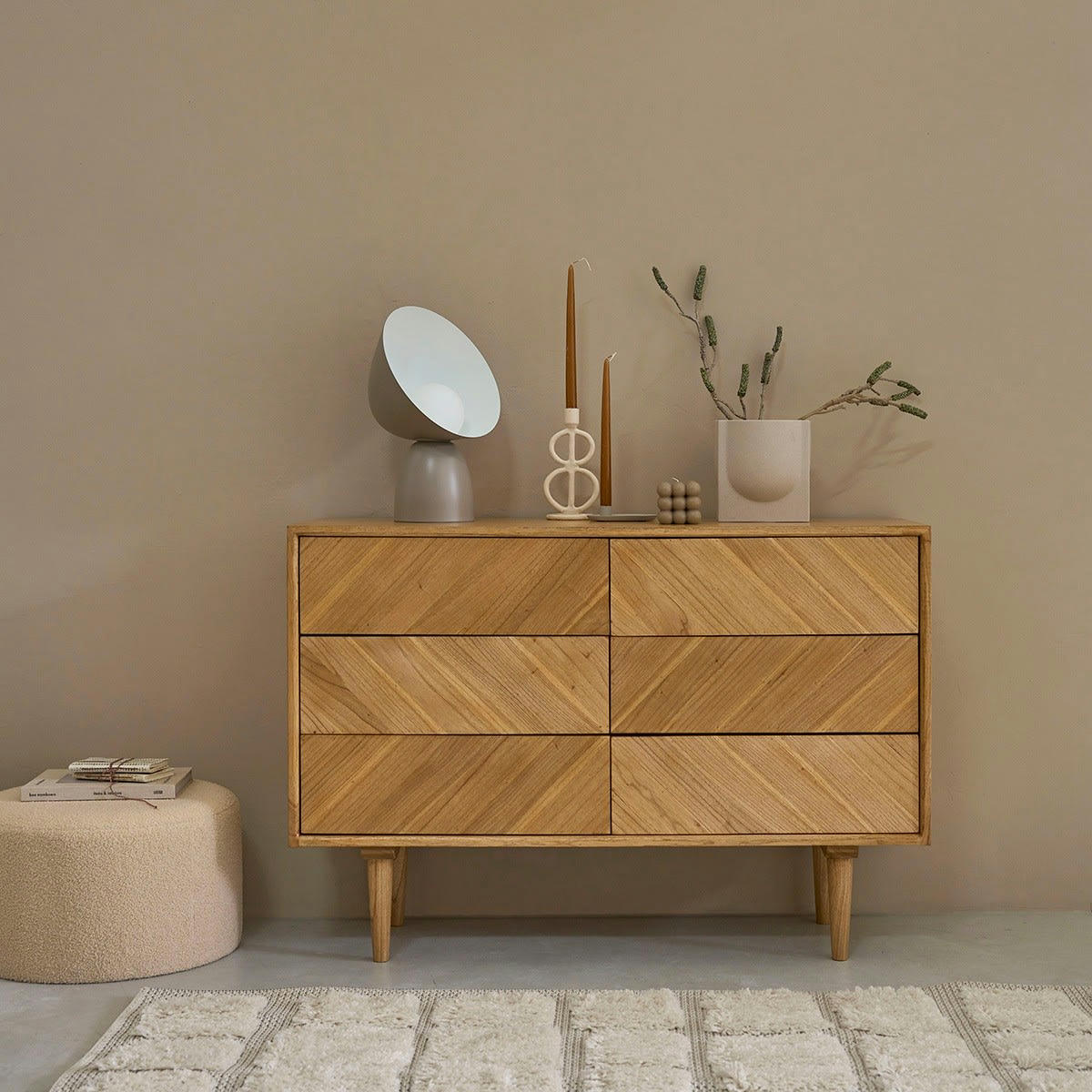 PACÔME - Commode en mindi massif 120 cm