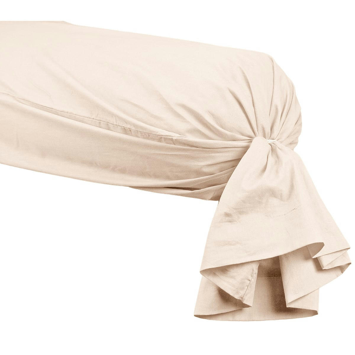 SOFT PERCALE - Taie de traversin en percale Petale 45x185 cm