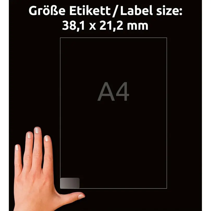 Etiketten 25er-Set Avery Zweckform