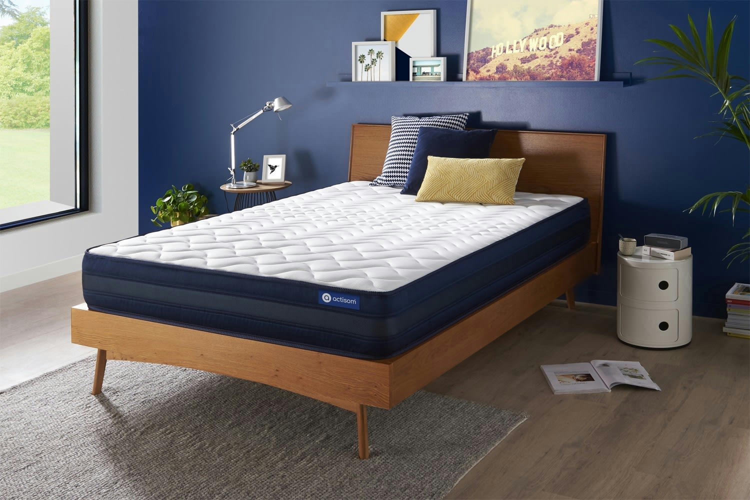 ACTIFLEX TECH - Matelas 140x190 cm Ressorts ensachés et mémoire de forme