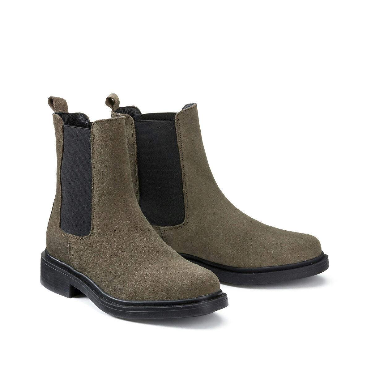 Boots chelsea en cuir suédé