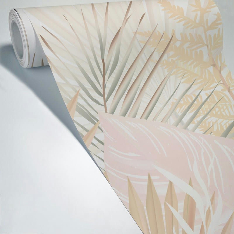 GAÏA - Papier Peint Panoramique L336xH270cm Multicolore Feuillage