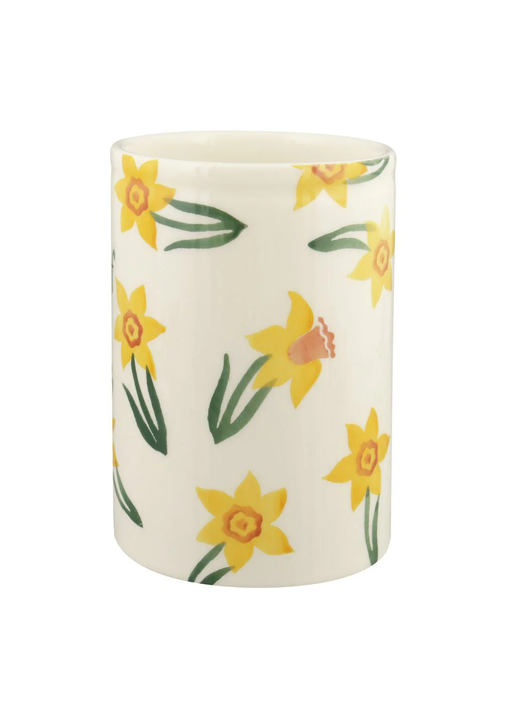 Personalised Daffodils Medium Vase