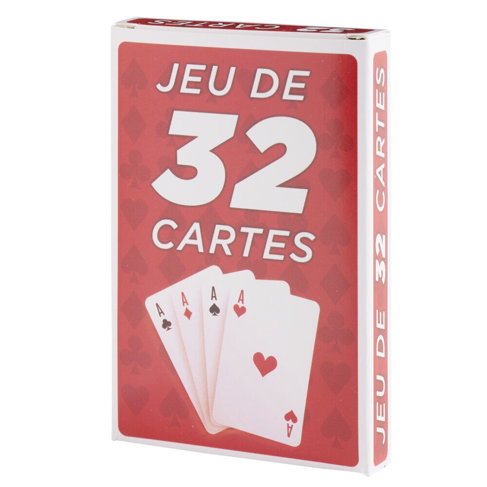 Jeu de cartes Belote x32 (2 modèles)