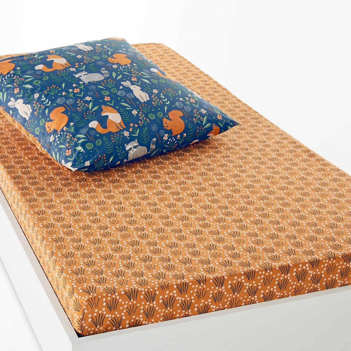 Drap-housse enfant en coton, Dans les bois