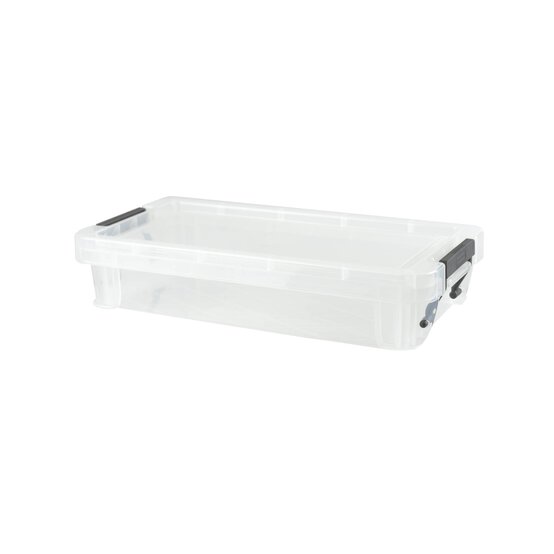 Whitefurze Allstore 0.75 Litre Clear Storage Box