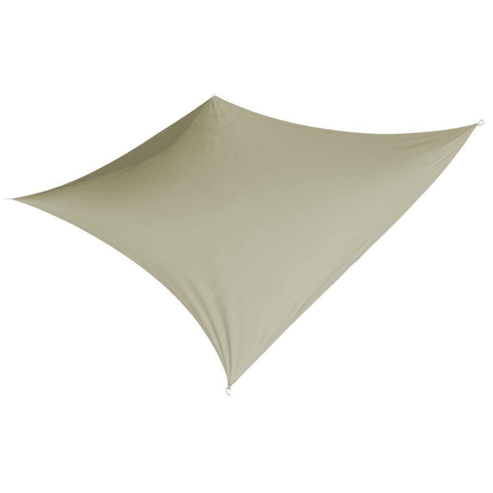 Voile d'ombrage carré Square taupe 290x290 cm