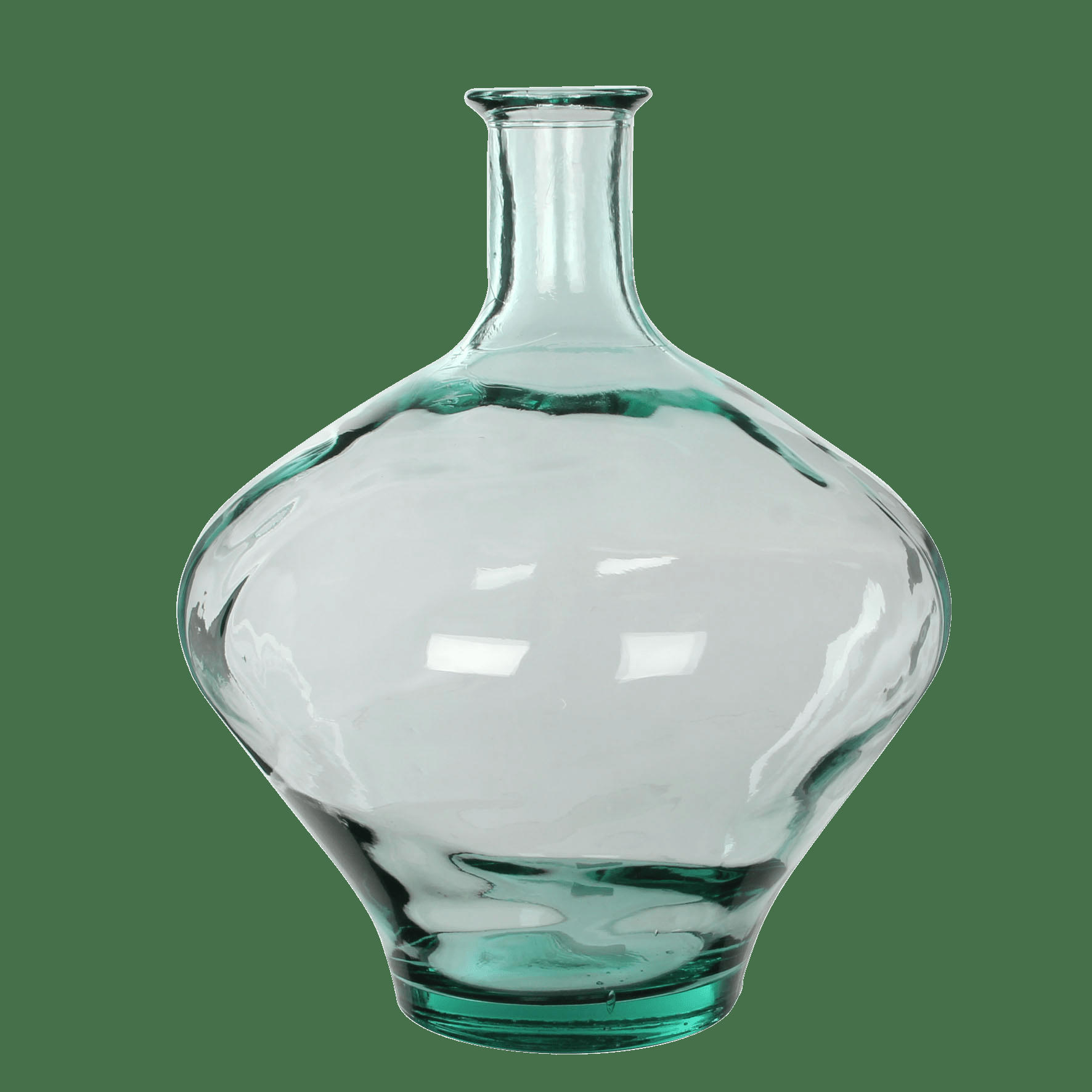 KYARA - Vase bouteille en verre recyclé H46