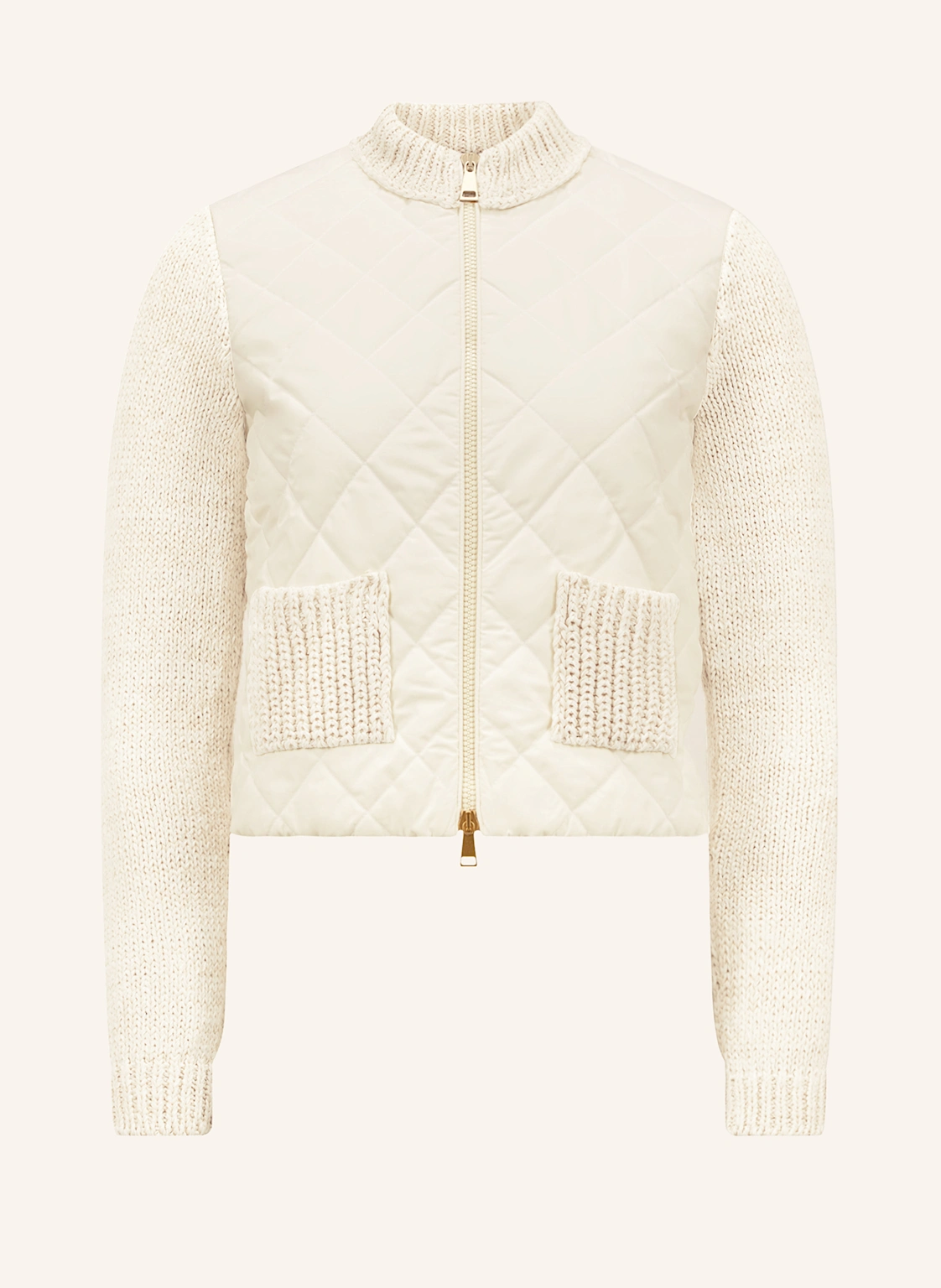 MONCLER Steppjacke in Materialmix