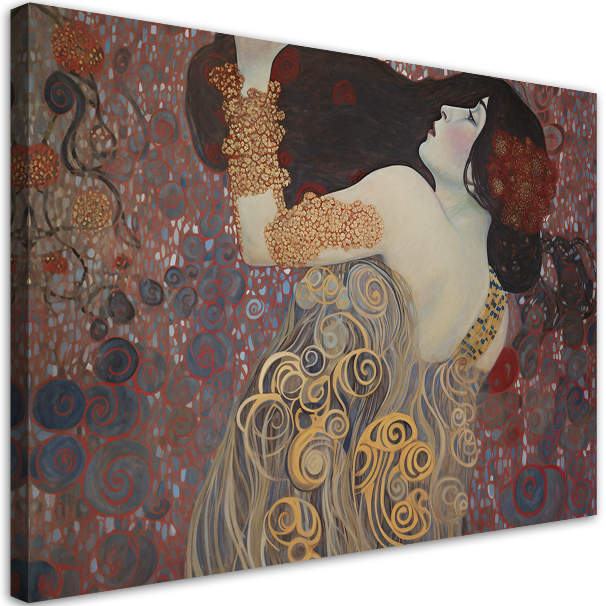 Feeby Obraz na płótnie, Abstrakcja z kobietą - G. Klimt 60x40