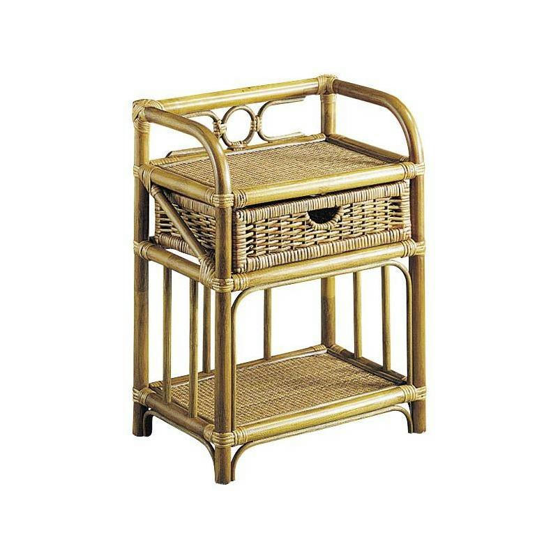 - Table de chevet en rotin madiun