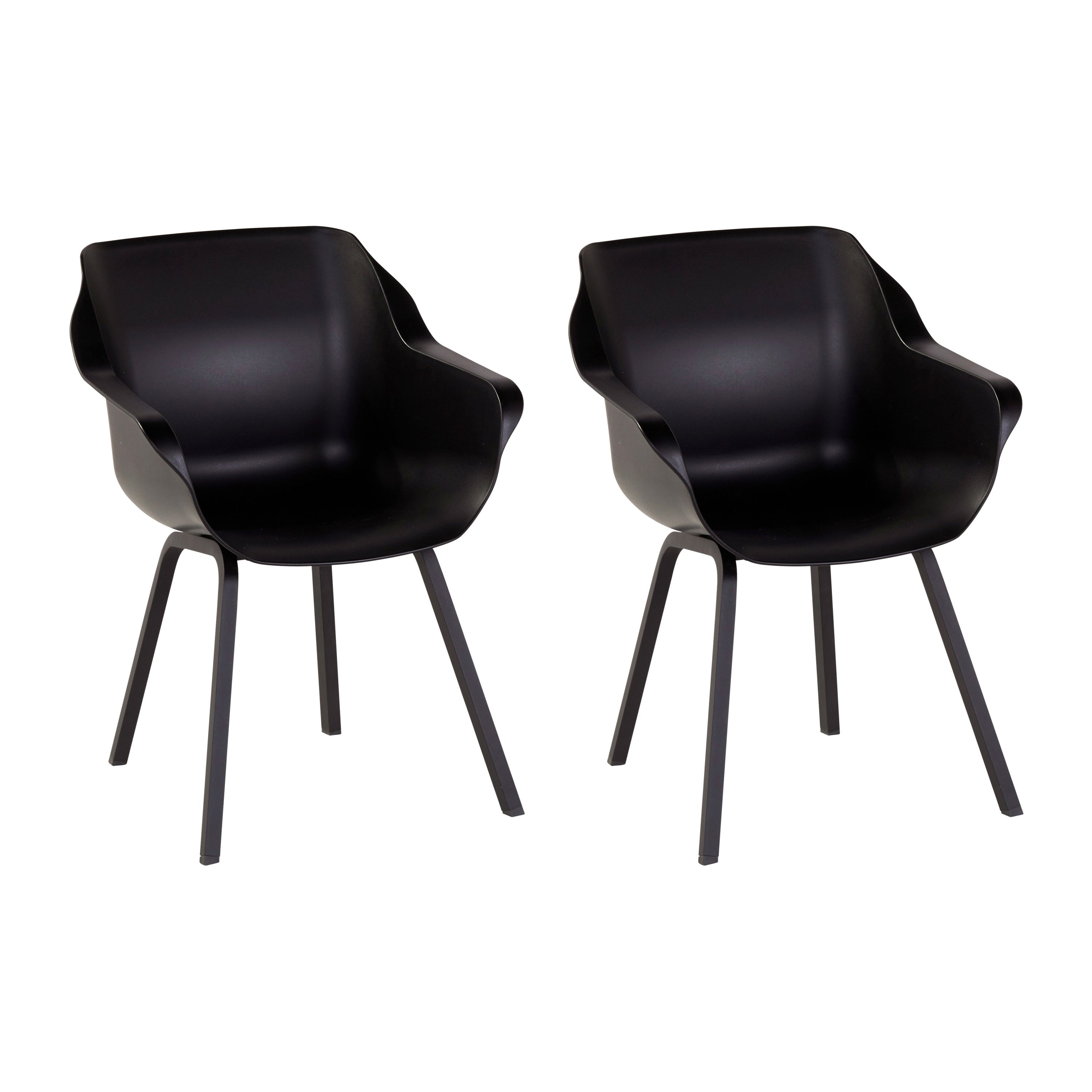 Hartman Sophie Element Tuinstoel - Set van 2 - Carbon Black