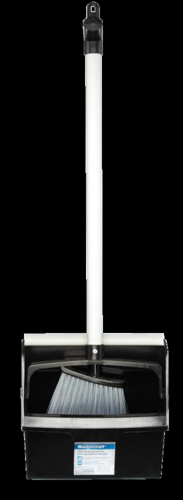 Mastercraft Compact Broom and Dustpan with Extended Ergonomic Handle