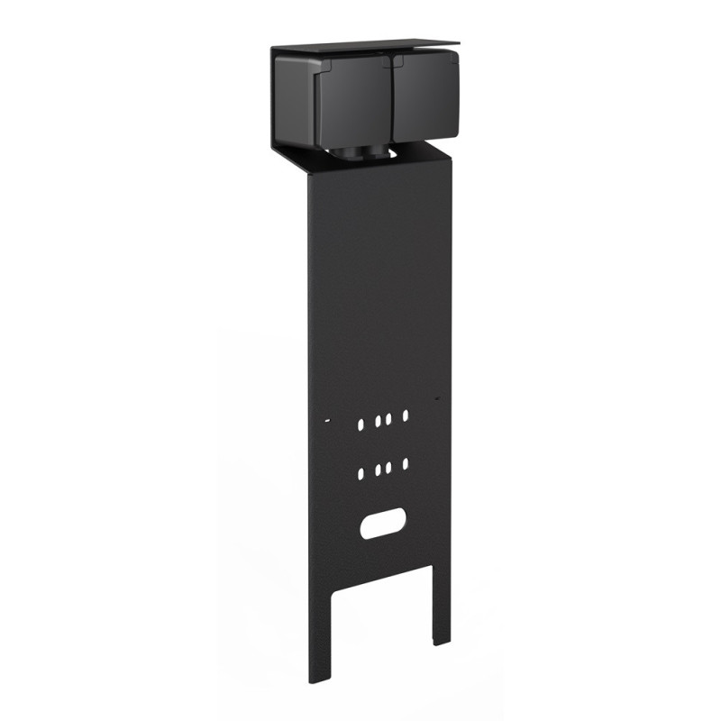 Borne de jardin Hydro Essential 2 prises noire NIKO