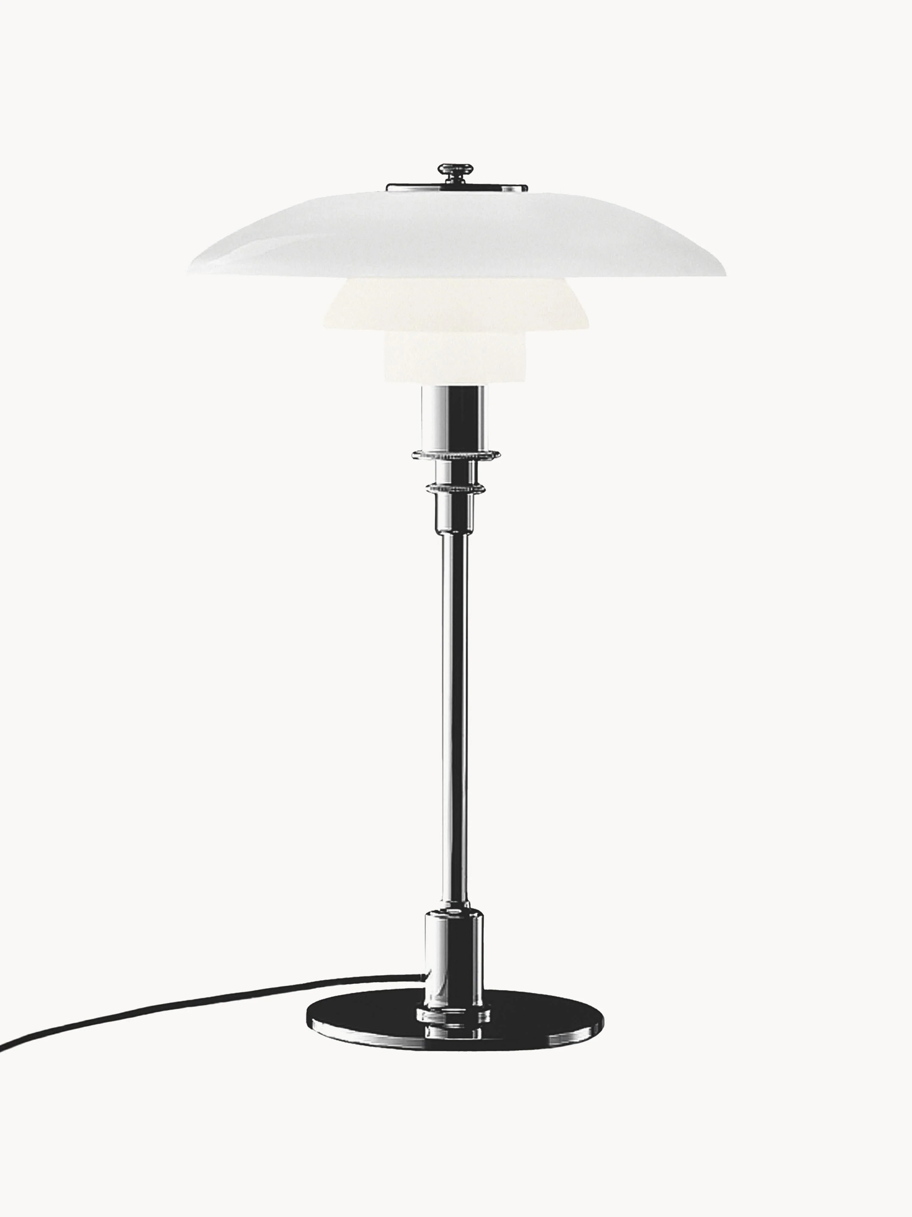Große Tischlampe PH 3/2, mundgeblasen