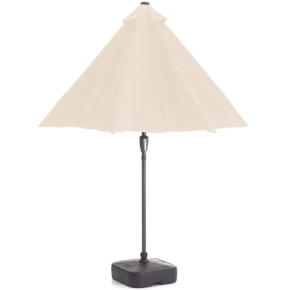 Acaza Ronde Stokparasol in aluminium - Parasol met 300 cm diameter - Ecru