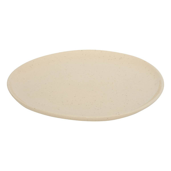 Lot de 6 assiettes plate Wonja crème L27xp26,4xH2,1cm - Atmosphera