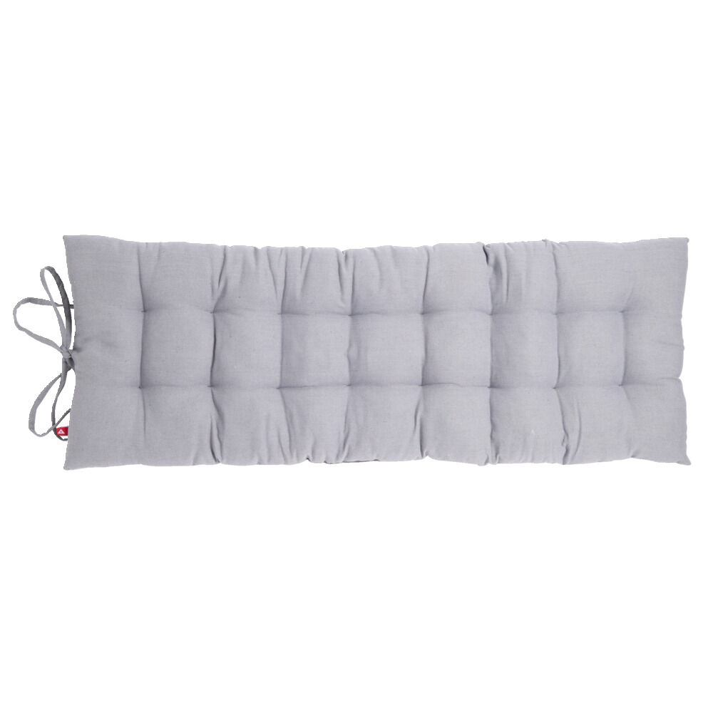 Coussin de banc 40x120cm polycoton gris