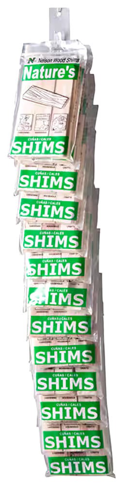 Nelson Pine/Cedar Wood Shims For Cabinets/Floors/Joints, 6-in, 9-pk