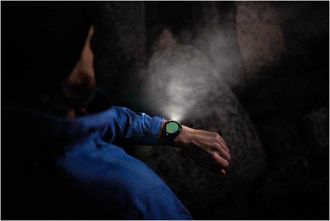 Garmin fēnix 7 Pro Sapphire Solar  Multisport GPS Smartwatch  Built-in Flashlight  Solar Charging Capability  Black