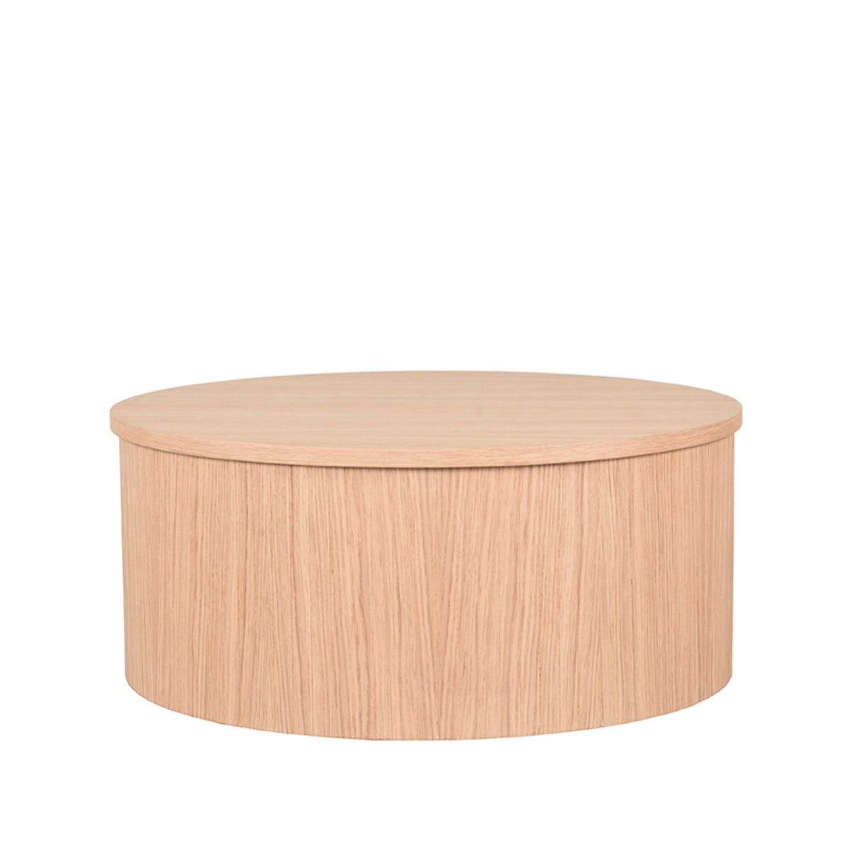 LABEL51 Salontafel Oliva - Naturel Eikenhout - 70x70x40cm