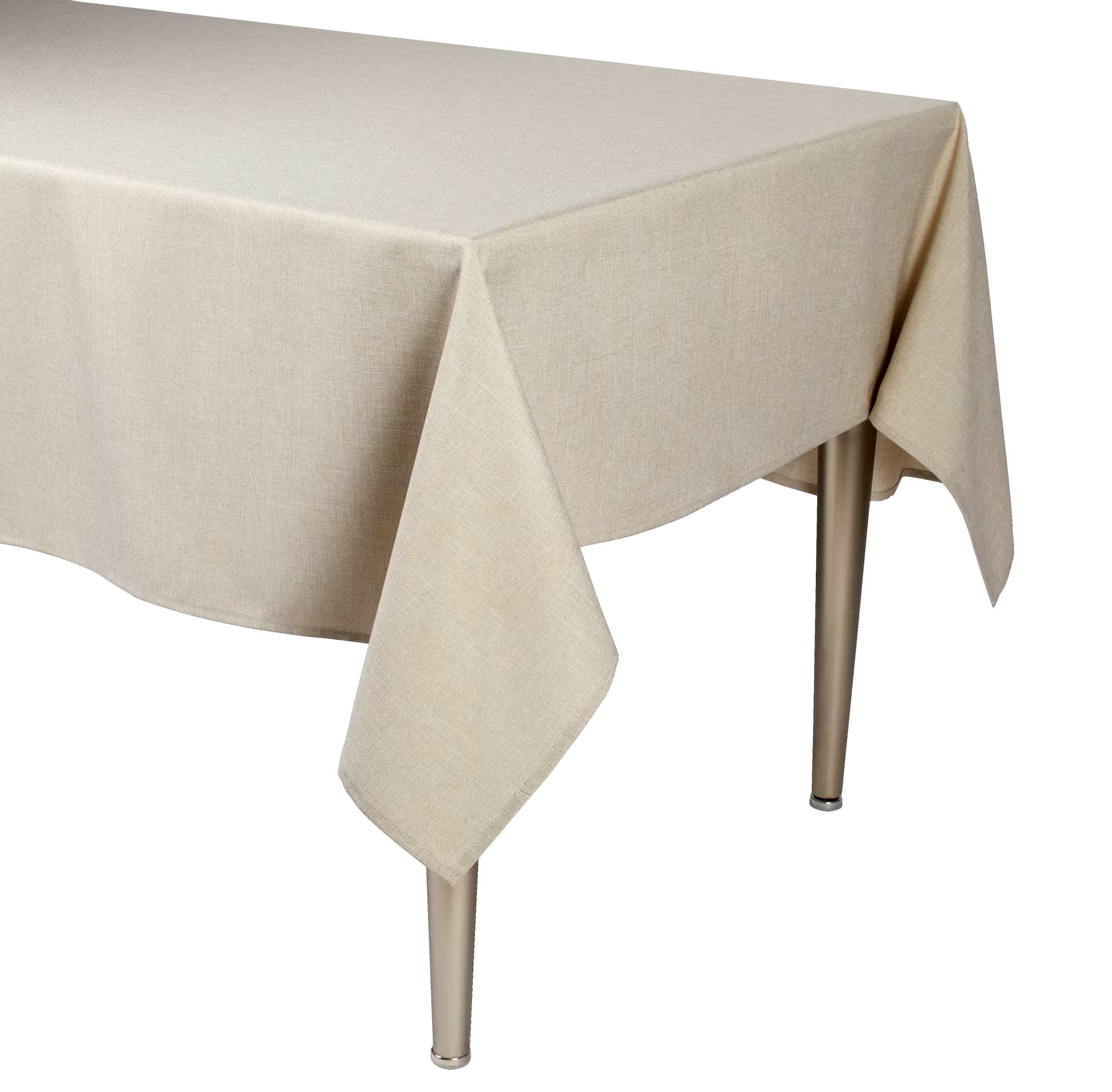 CANVAS Oatmeal Table Cloth, 60 x 102-in