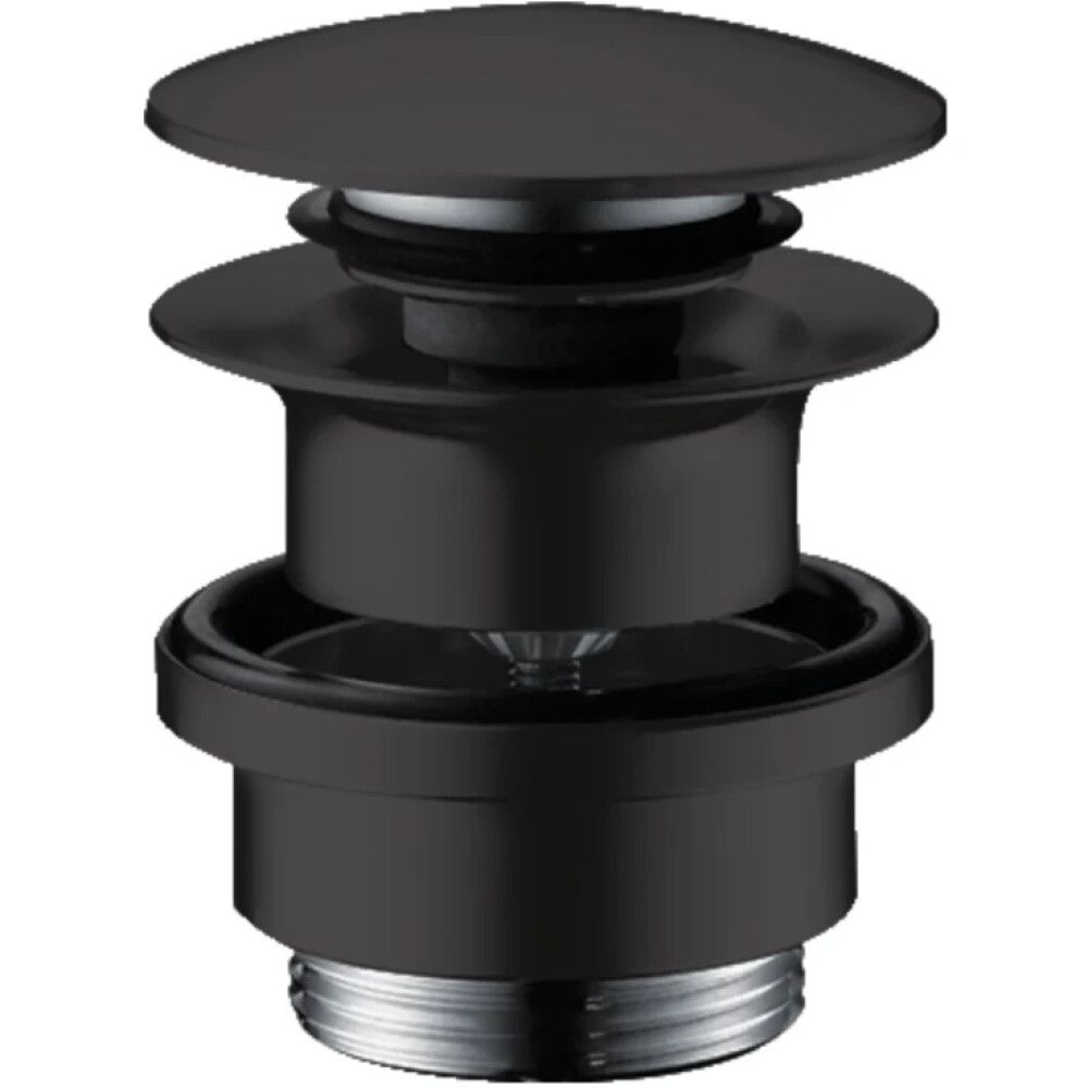 BUNNVENTIL HANSGROHE PUSH-OPEN 5/4" MATT SORT