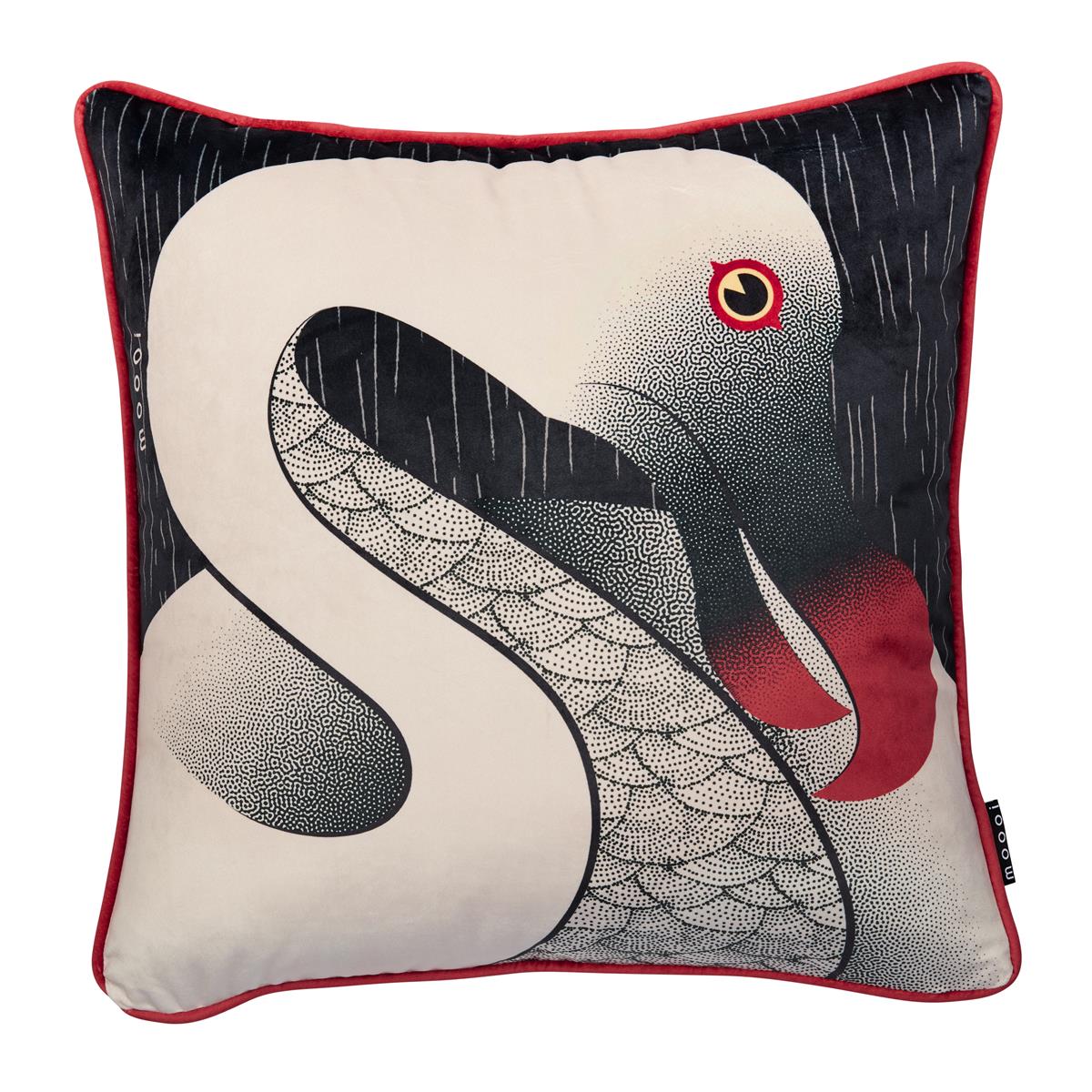 MOOOI decoratiekussen MO Dodo Pavone - 50x50 / 20x20 Inch cm - zwart