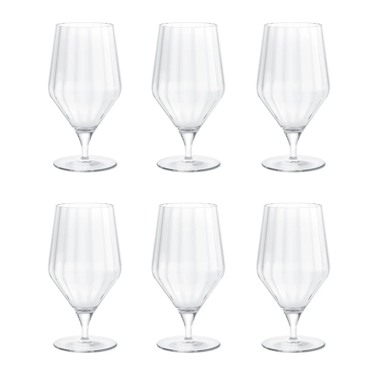 Georg Jensen - Bernadotte Bierglas, 450 ml (6er-Set)