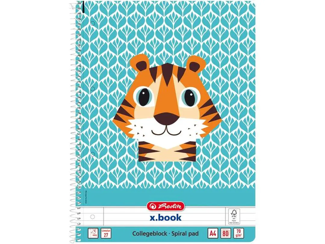 Schreibblock Cute Tiger