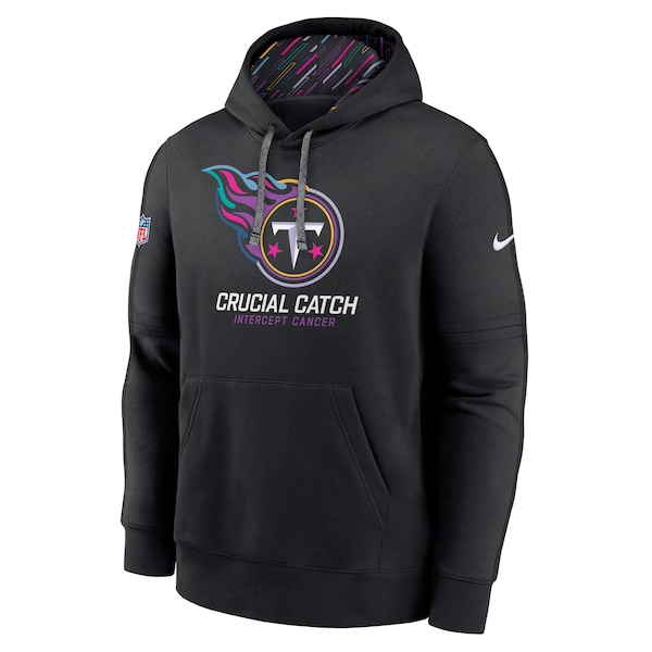 Tennessee Titans Nike 2024 NFL Crucial Catch Club Pullover Hoodie - Black