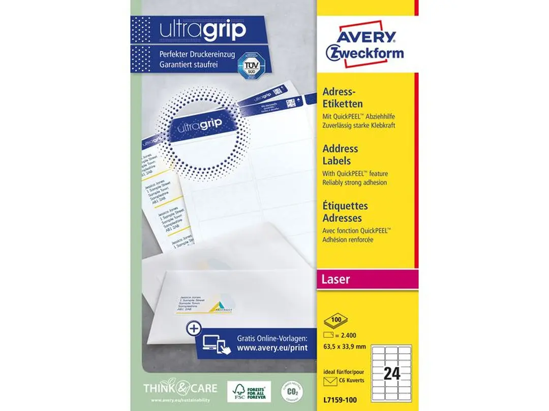 Etiketten Avery Zweckform