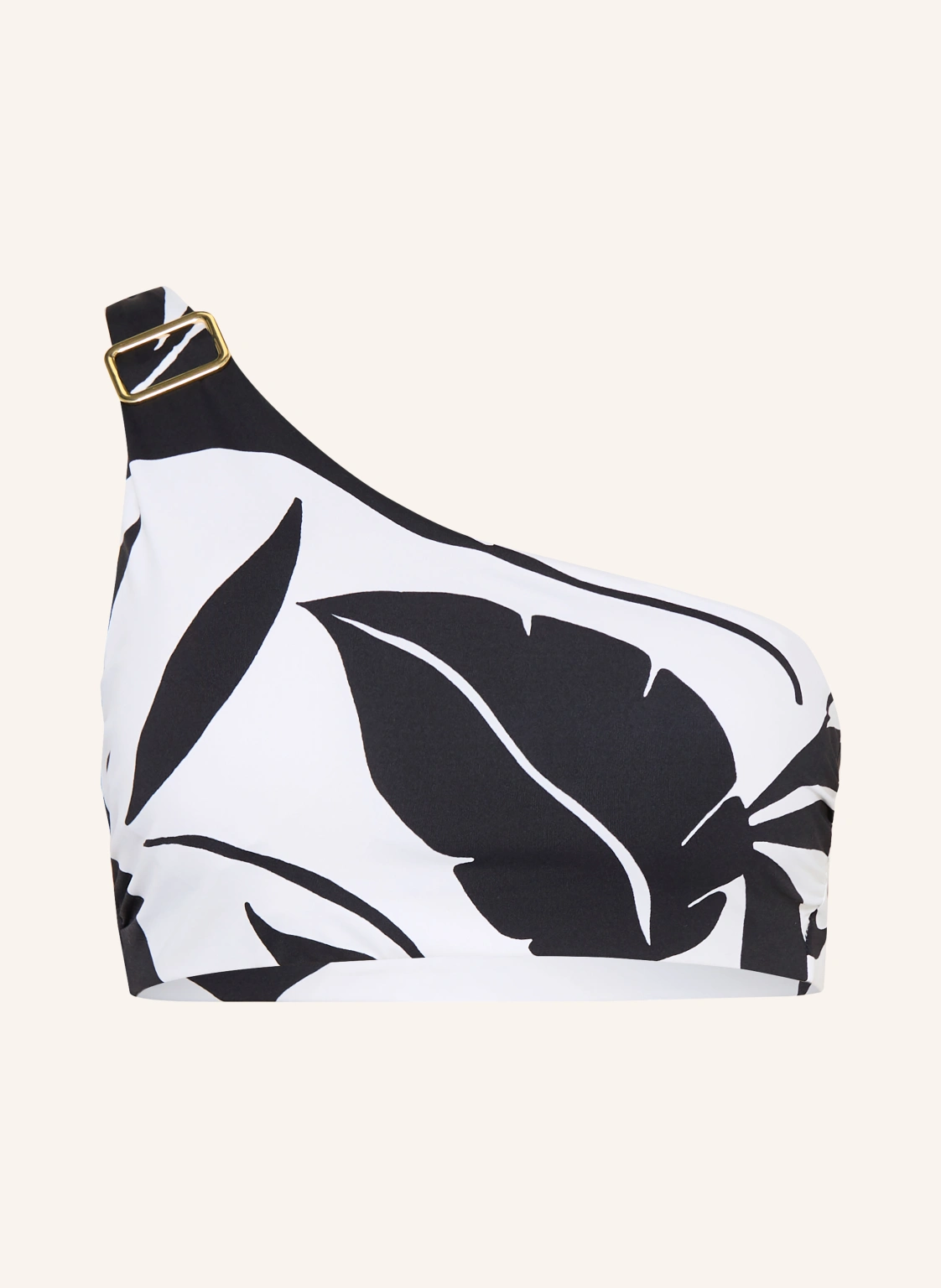 Max Mara BEACHWEAR One-Shoulder-Bikini-Top ARGENTA