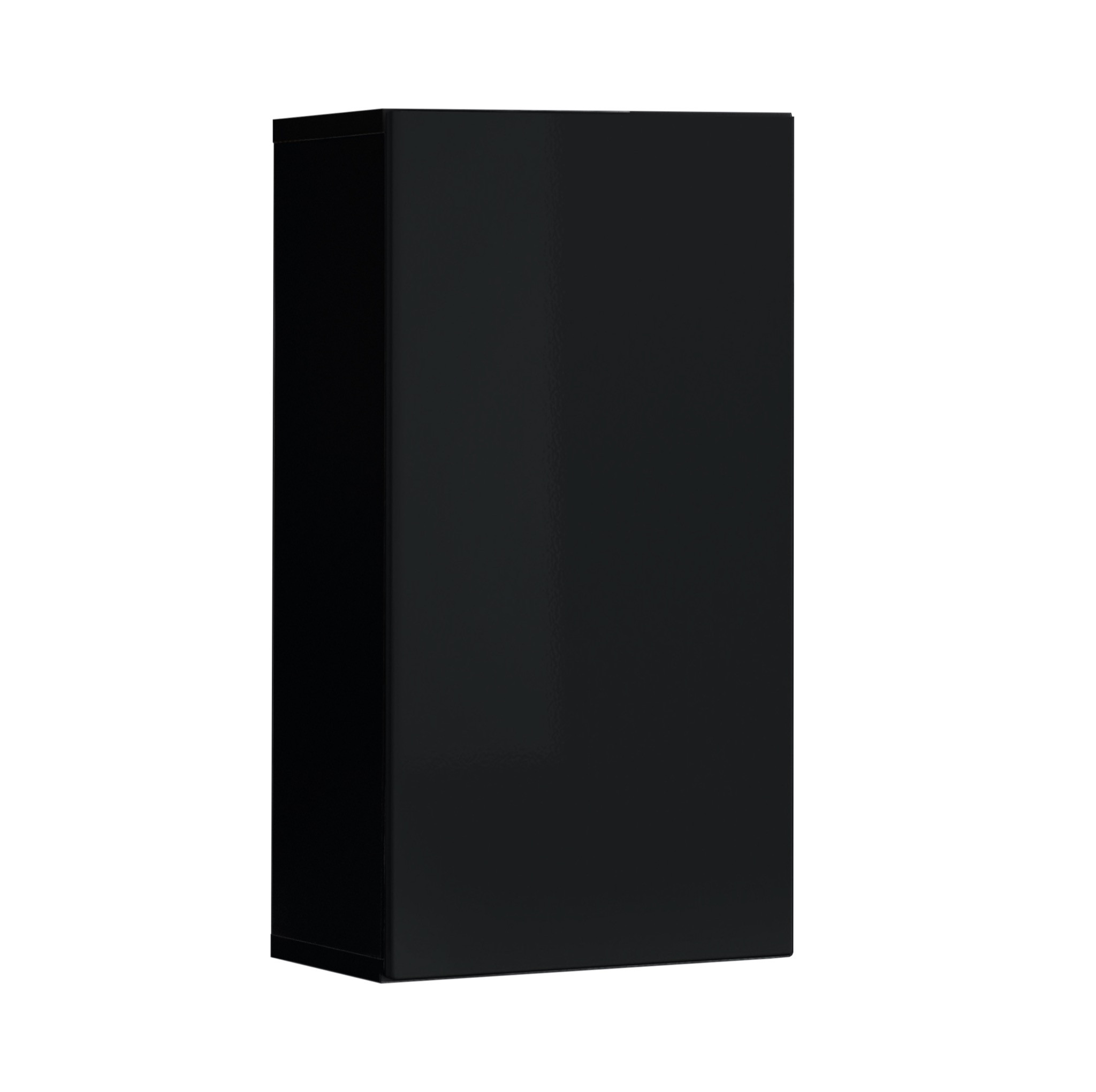 Szafka wisząca pionowa czarny połysk SWITCH 60 cm