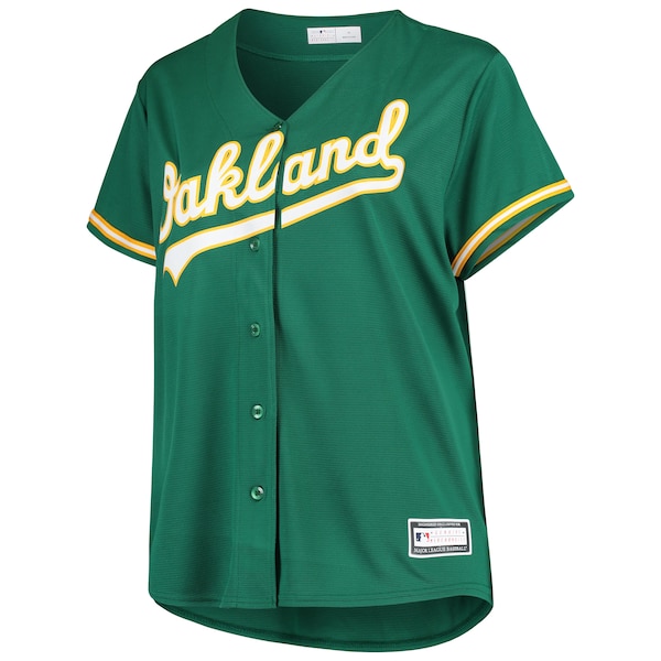 Oakland Athletics Women's Plus Size Alternate Replica Team Jersey - Green