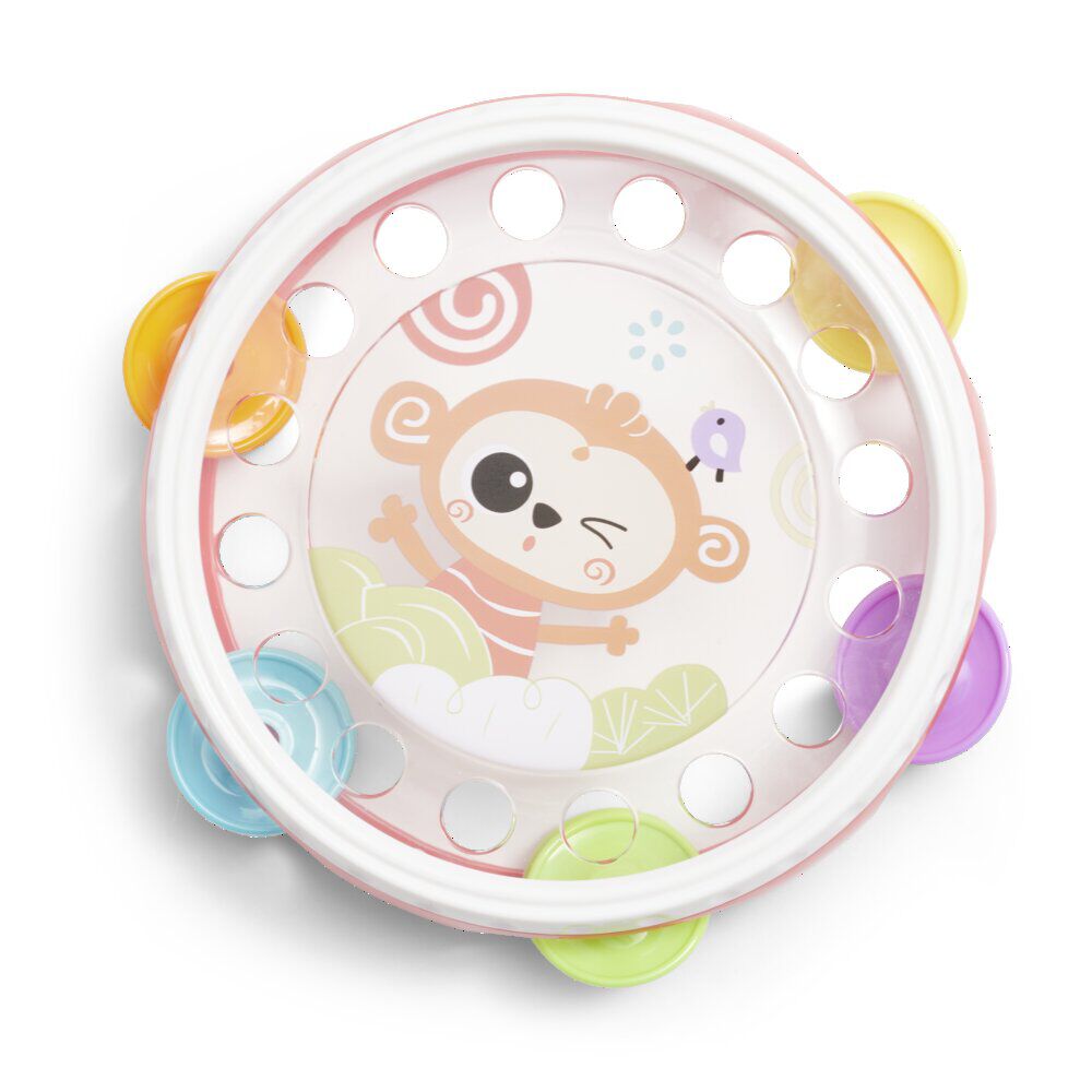 Hochet tambourin pour bébé (2 modèles)